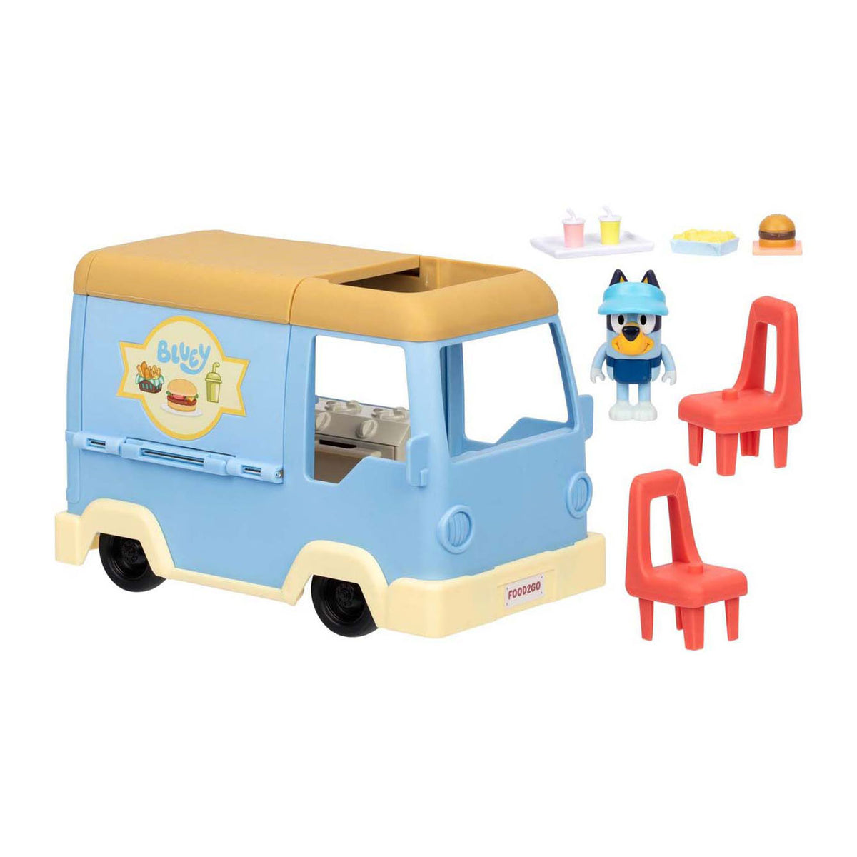 شاحنة الطعام بلووي الشيف | Bluey Let's Play Chef Food Truck