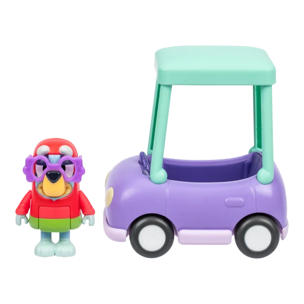سيارة الجدات بلووي مع جانيت | Bluey Granny Car & Janet