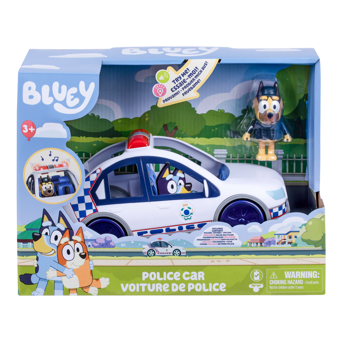 سيارة الشرطة بلووي بالأضواء والأصوات | Bluey S14 Police Car