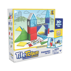 تايل تاون مجموعة بلاطات توسعة مغناطيسية | Tile Town Expansion Tile Set