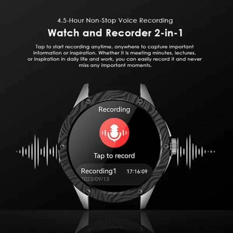 ساعة اورايمو OSW-850H الذكية - اسود | Oraimo Smart watch OSW-850H - Black