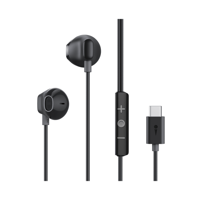 Oraimo OEP-650 Type-C Wired Earphones Black - Main View