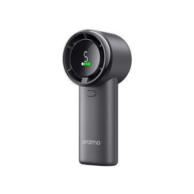 Oraimo OHF-502A Handheld Fan Graphite Grey - Front View