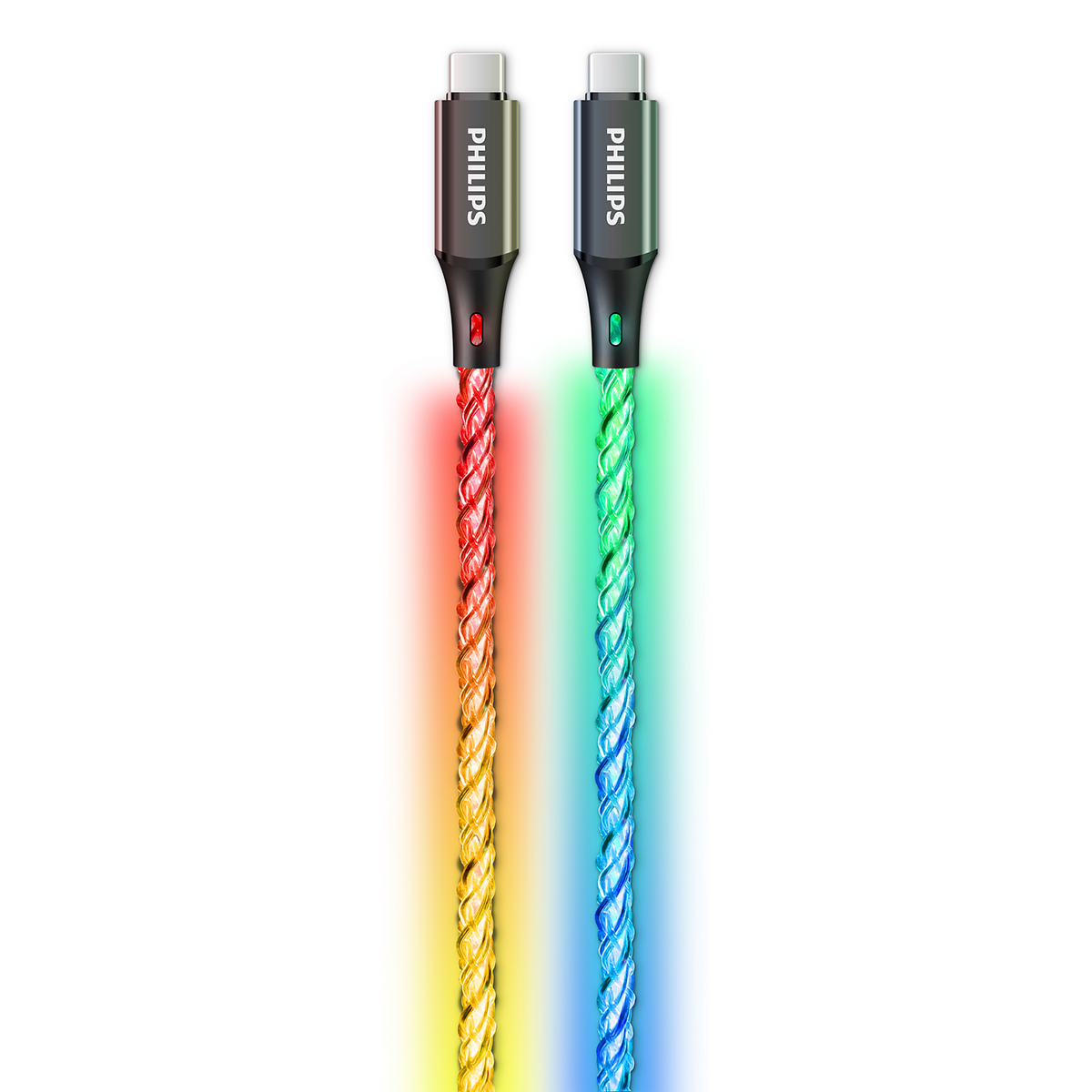 كابل شحن USB-C إلى USB-C 60 واط 1 متر فيليبس DLC5130C/00 | Philips DLC5130C/00 USB-C to USB-C Charging Cable — DLC5130C/00