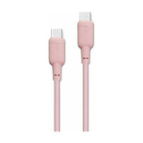 كابل شحن USB-C إلى USB-C 60 واط 1 متر فيليبس DLC6541CP/00 وردي | Philips DLC6541CP/00 USB-C to USB-C Charging Cable