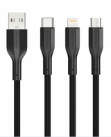 كيبل USB-A إلى USB-C بطول 1.2 متر من فون بلانيت PJ-AC-005-120-BK | Phone Planet PJ-AC-005-120-BK USB-A to USB-C Cable 1.2m