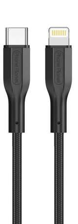 كيبل USB-C إلى Lightning بطول 1.2 متر من فون بلانيت PJ-CL-005-120-BK | Phone Planet PJ-CL-005-120-BK USB-C to Lightning Cable 1.2m