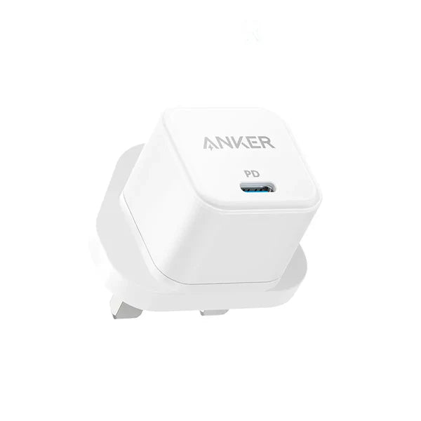 شاحن انكر باور بورت III بمنفذ يو اس بي سي وبقدرة شحن سريع 20 واط | Anker PowerPort III, 20W USB-C Fast Charger