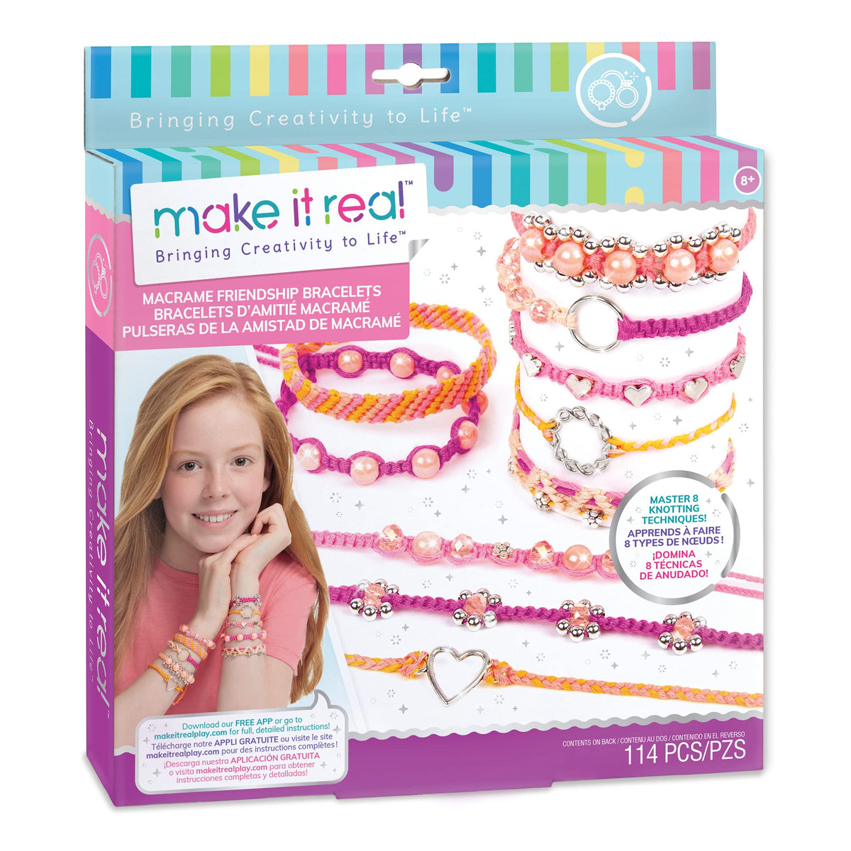 ميك إت ريل أساور الصداقة بالمكرمية | Make It Real Macramé Friendship Bracelets