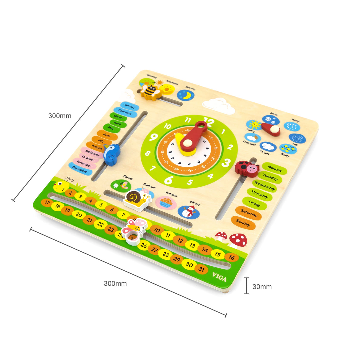 Viga Calendar & Clock