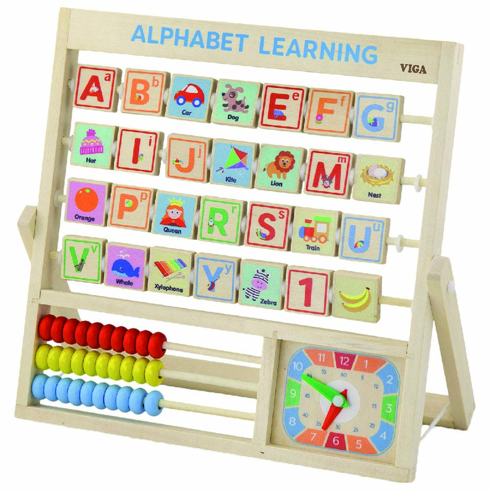 Viga Learning Alphabet & Clock