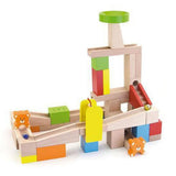 فيجا مسار كرات خشبي 49 قطعة | Viga Marble Run 49 Pieces