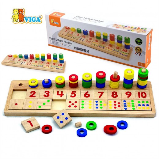 Viga Count & Match Numbers