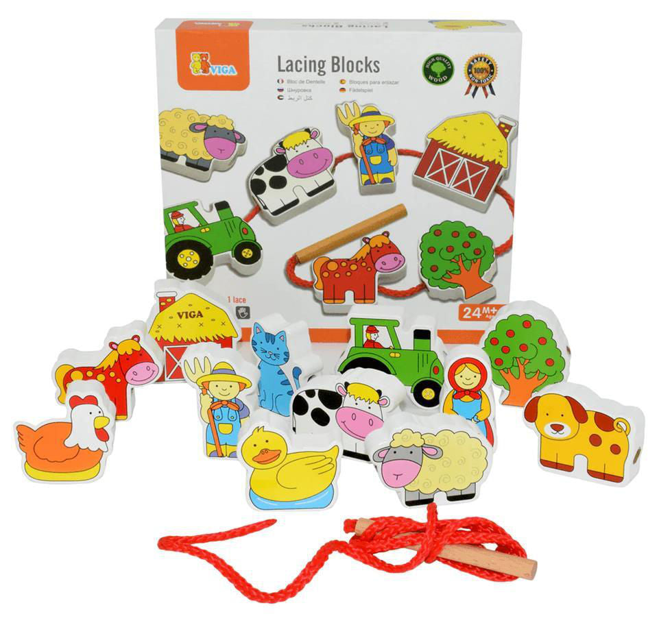 Viga Lacing Blocks Farm