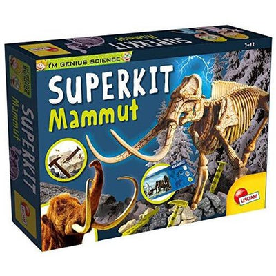 عبقري صغير طقم تنقيب ماموث | Lisciani I'm a Genius Super Kit Mammoth