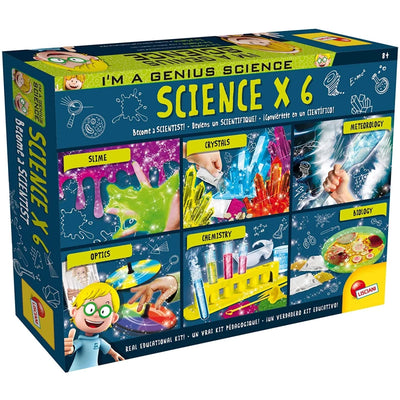 عبقري صغير مجموعة العلوم الستة | Lisciani I'm a Genius Science X6