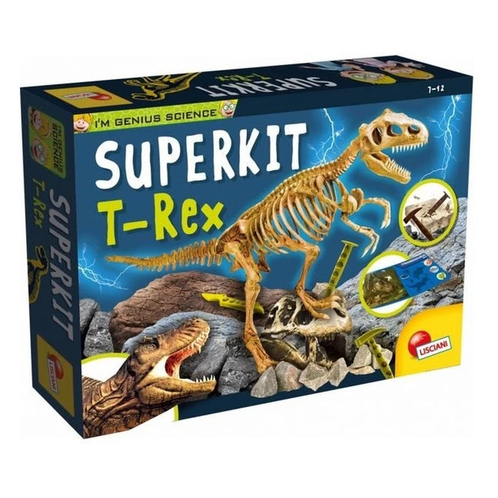 عبقري صغير طقم تنقيب تي ريكس | Lisciani I'm a Genius Super Kit T-Rex