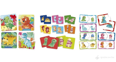 كاروتينا بيبي دينولاند 3 في 1 | Lisciani Carotina Baby Dinoland 3-in-1