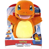 دمية تشارماندر التفاعلية فلايم أكشن | Pokémon Flame Action Charmander Plush