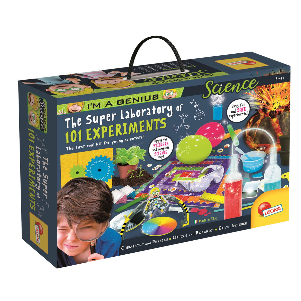 المختبر العلمي الشامل 101 تجربة | Lisciani I'm a Genius Super Laboratory 101 Experiments