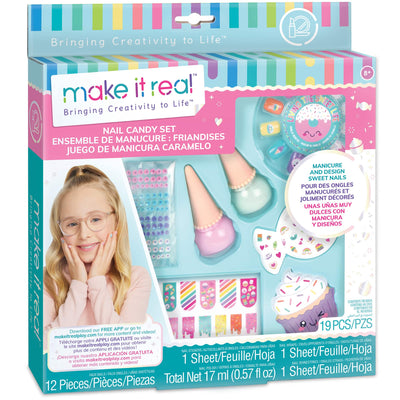 ميك إت ريل طقم نيل كاندي لتزيين الأظافر | Make It Real Nail Candy Cosmetic Set