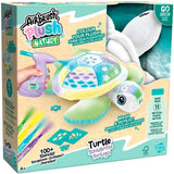 إيربرش بلاش سلحفاة نيتشر قابلة للتلوين | Airbrush Plush Nature Green Turtle