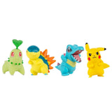 مجموعة بوكيمون بيكاتشو ورفاقه أربعة مجسمات | Pokémon Battle Figure 4-Pack Pikachu Chikorita Totodile Cyndaquil