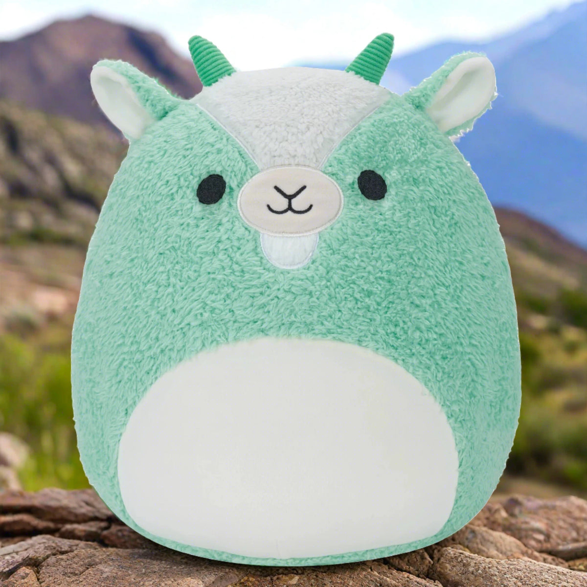 سكويشمالوز بالمر الماعز الأخضر فازامالوز 30 سم | Squishmallows Palmer Green Goat Fuzzamallows 12-Inch Plush