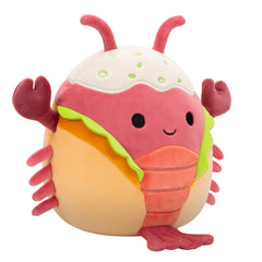 سكويشمالوز لورونو جراد البحر داخل ساندويتش 19 سم | Squishmallows Lorono Lobster Roll 7.5-Inch Plush