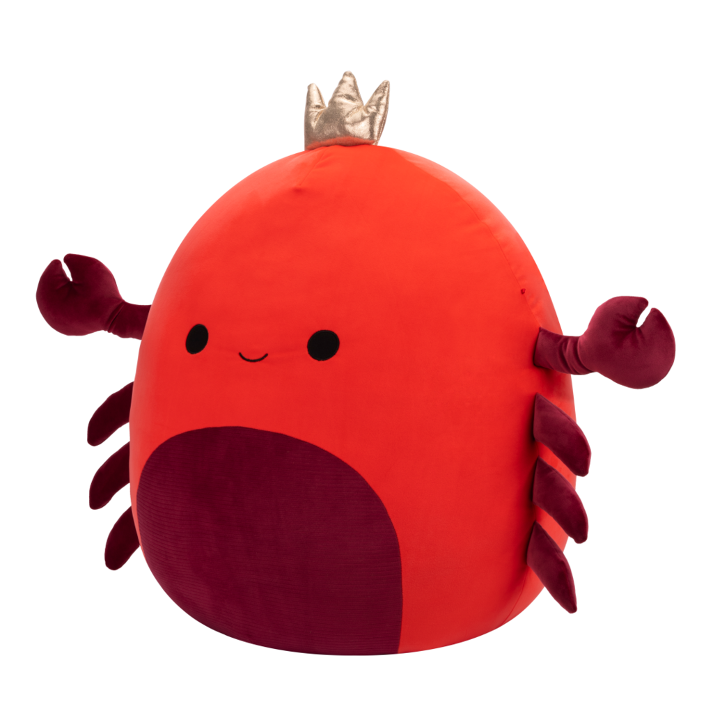 سكويشمالوز جورجيوس ملك السرطان الأحمر 61 سم | Squishmallows Georgios Red King Crab with Crown 24-Inch Plush