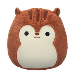 سكويشمالوز سوير السنجاب البني فازامالوز 30 سم | Squishmallows Sawyer Brown Squirrel Fuzzamallows 12-Inch Plush