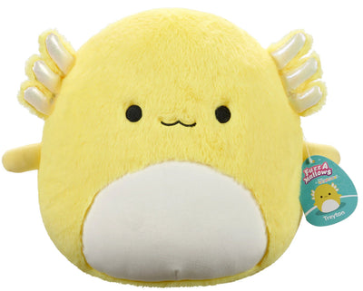 سكويشمالوز تريتون الأكسولوتل الأصفر فازامالوز 30 سم | Squishmallows Treyton Yellow Axolotl Fuzzamallows 12-Inch Plush