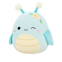 سكويشمالوز جايلز الجندب الأزرق 19 سم | Squishmallows Giles Blue Grasshopper 7.5-Inch Plush