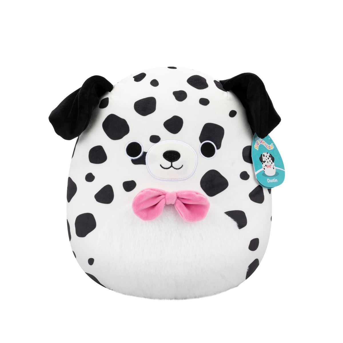 سكويشمالوز داستن الكلب الدلماسي 30 سم | Squishmallows Dustin Dalmatian 12-Inch Plush