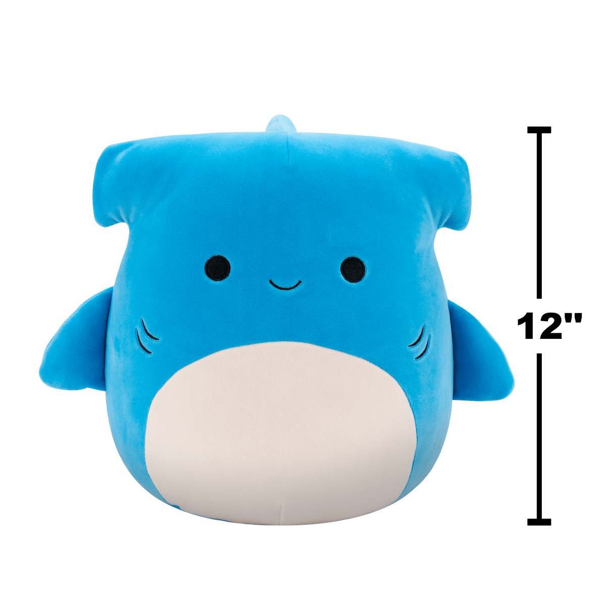 سكويشمالوز نيترو قرش المطرقة الأزرق 30 سم | Squishmallows Nitro Blue Hammerhead Shark 12-Inch Plush