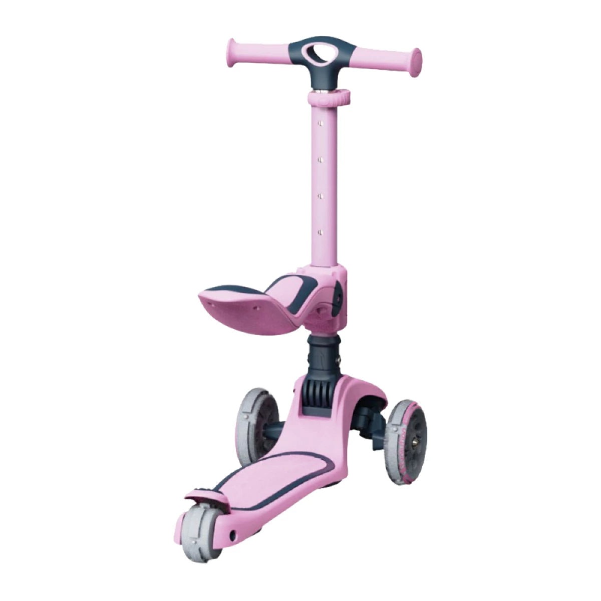 Yvolution Y Glider 2-in-1 Seated Scooter Pink