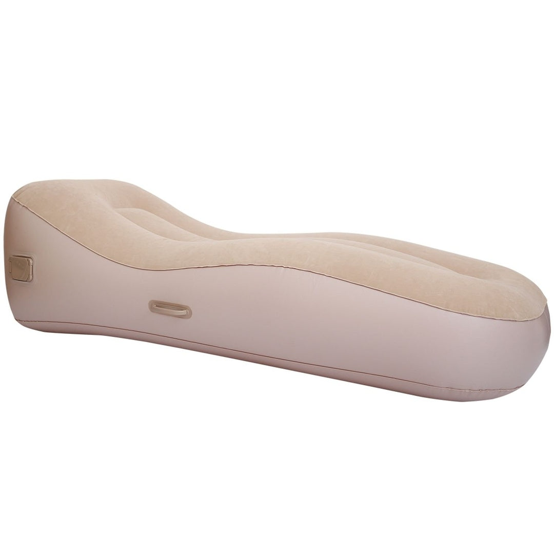 Green Lion Inflatable Air Mattress Sofa - Beige | كرسي هوائي قابل للنفخ