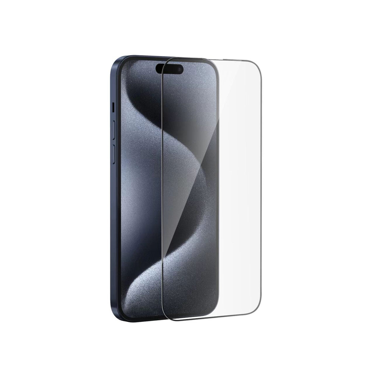 لاصق شاشة زجاجي مات iPhone 17 Pro Max روك روز RRBMIP17PMMF | RockRose Blackmirror Matte Glass Screen Protector iPhone 17 Pro Max