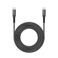 كابل USB-C إلى USB-C بقدرة 60 واط 2 متر روك روز RRCS07CC2 | RockRose Powerline CC2 60W USB-C Cable 2m