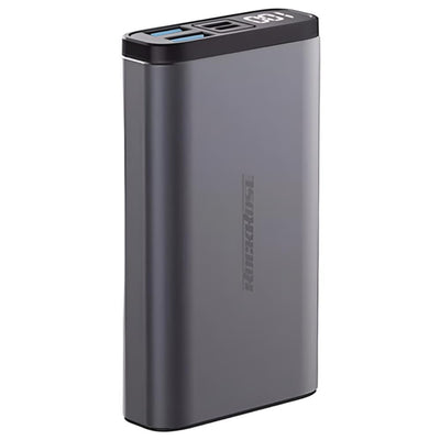 باور بانك 10000 ملّي أمبير بثلاثة منافذ رمادي روك روز RRPB15 | RockRose Assassin 10 Pro 10000mAh Power Bank Grey