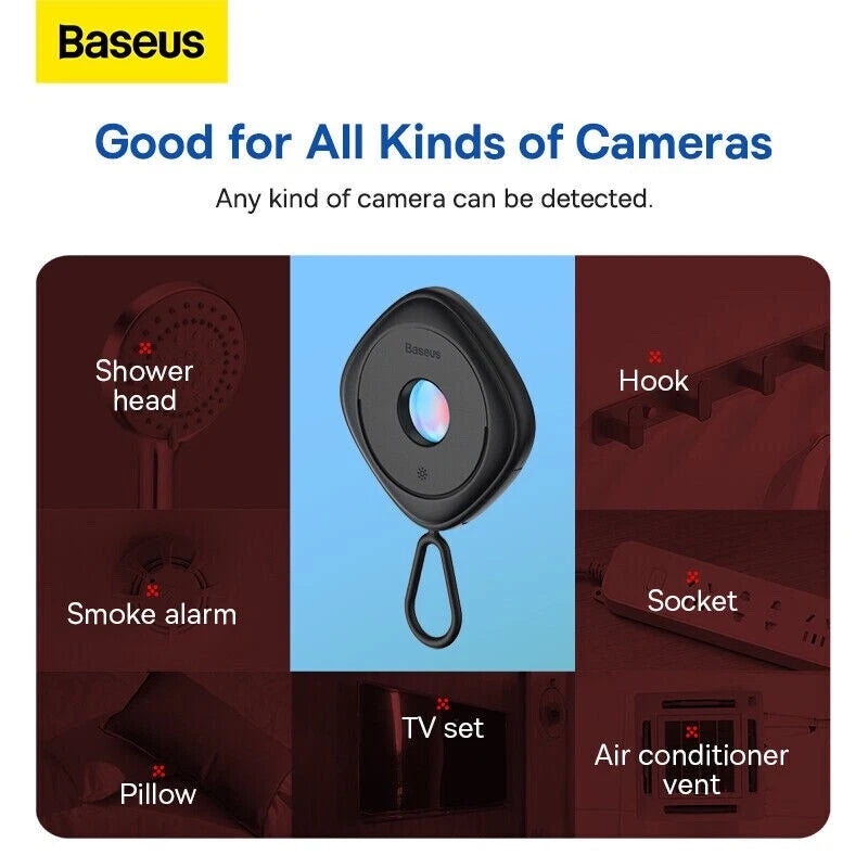 كاشف الكاميرات Baseus Heyo | Baseus Heyo Camera Detector Black