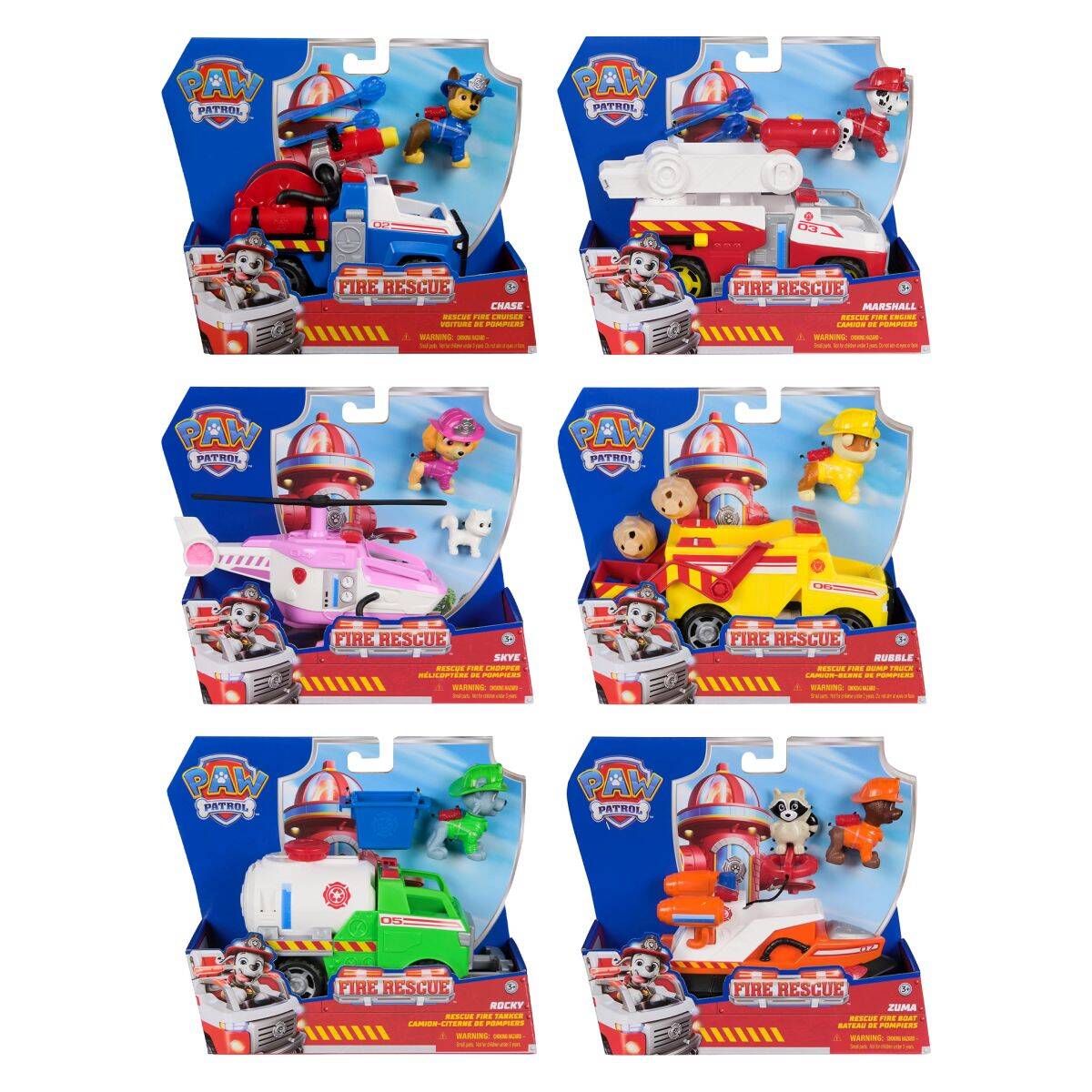 PAW Patrol Fire Rescue Large Vehicle Assortment