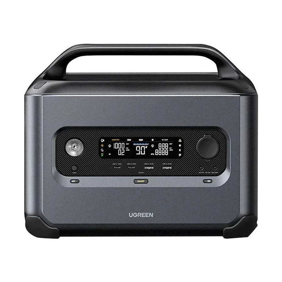 محطة طاقة محمولة يو جرين بسعة 1024 واط/ساعة وبقدرة 1200 واط مع شحن شمسي | Ugreen Portable Power Station LiFePO4 Battery Solar Generator, 1200W 1024Wh