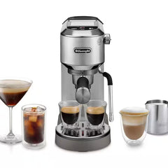 Dedica Duo Espresso Machine - Stainless Steel ec890