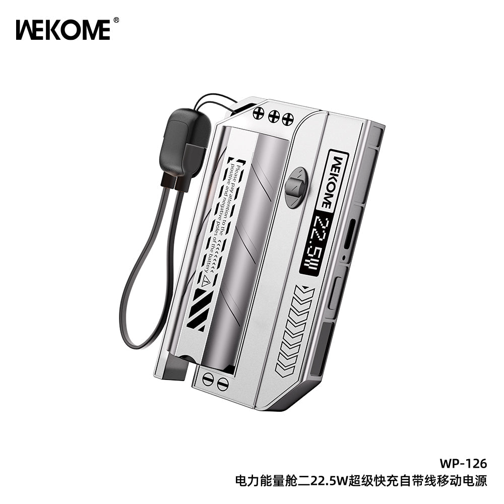 باور بانك ويكومي WP-126 5000mAh | WEKOME WP-126 Power Bank 5000mAh