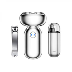 WiWU 3 in 1 Gentleman Shaver Sets - مجموعة ماكينة الحلاقة الكهربائية جنتلمان من ويوو