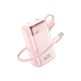 باور بانك ويوو T132 بسعة 12000 مللي أمبير وقدرة 65 واط مع كيبل مدمج | WiWU T132 12000mAh 65W Power Bank with Built-in Cable