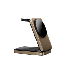 شاحن لاسلكي ويوو Wi-W038 مغناطيسي 3 في 1 لـ iPhone والساعة والسماعات | WiWU Wi-W038 3-in-1 Magnetic Wireless Charging Station for iPhone, Watch & Earbuds