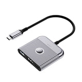 محول لابتوب WiWU 3 في 1 USB-C Hub HB002 مع HDMI 4K
