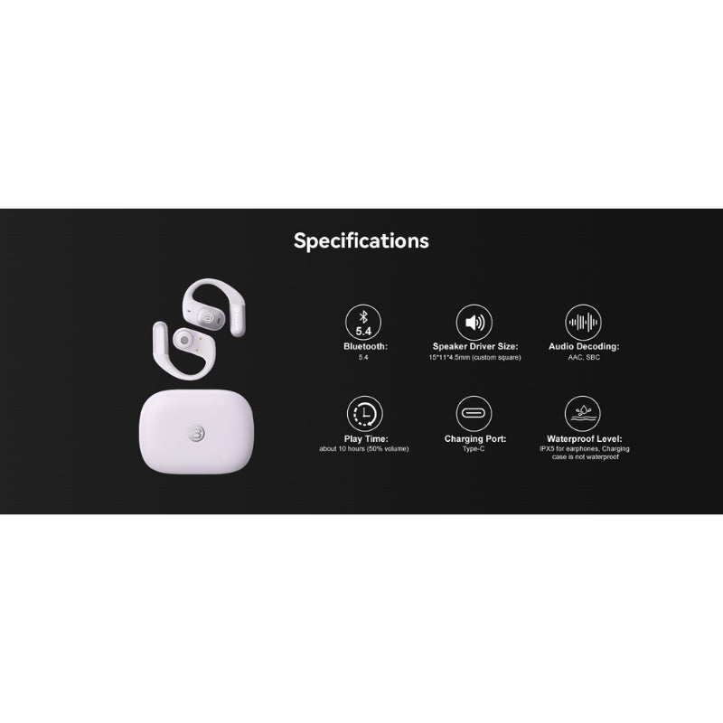 BUGANi Free B15 Open-Ear Headphone | سماعات بوغاني فري B15 المفتوحة
